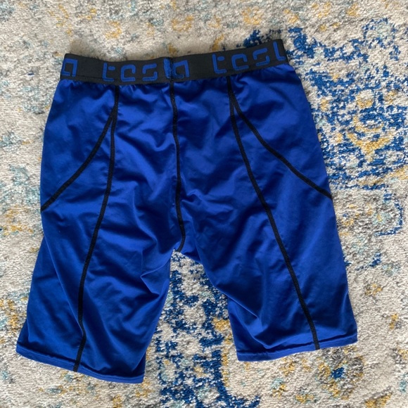 Men’s Blue Athletic Shorts Sz Medium - Picture 1 of 4
